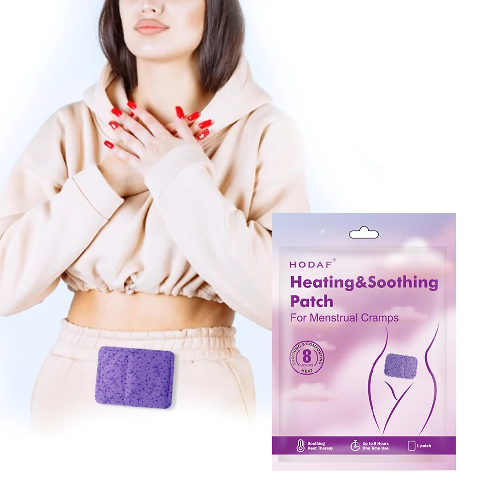 HODAF Herbal Menstrual Period Patch Cramp Pain Soothing Patches Heat Pad