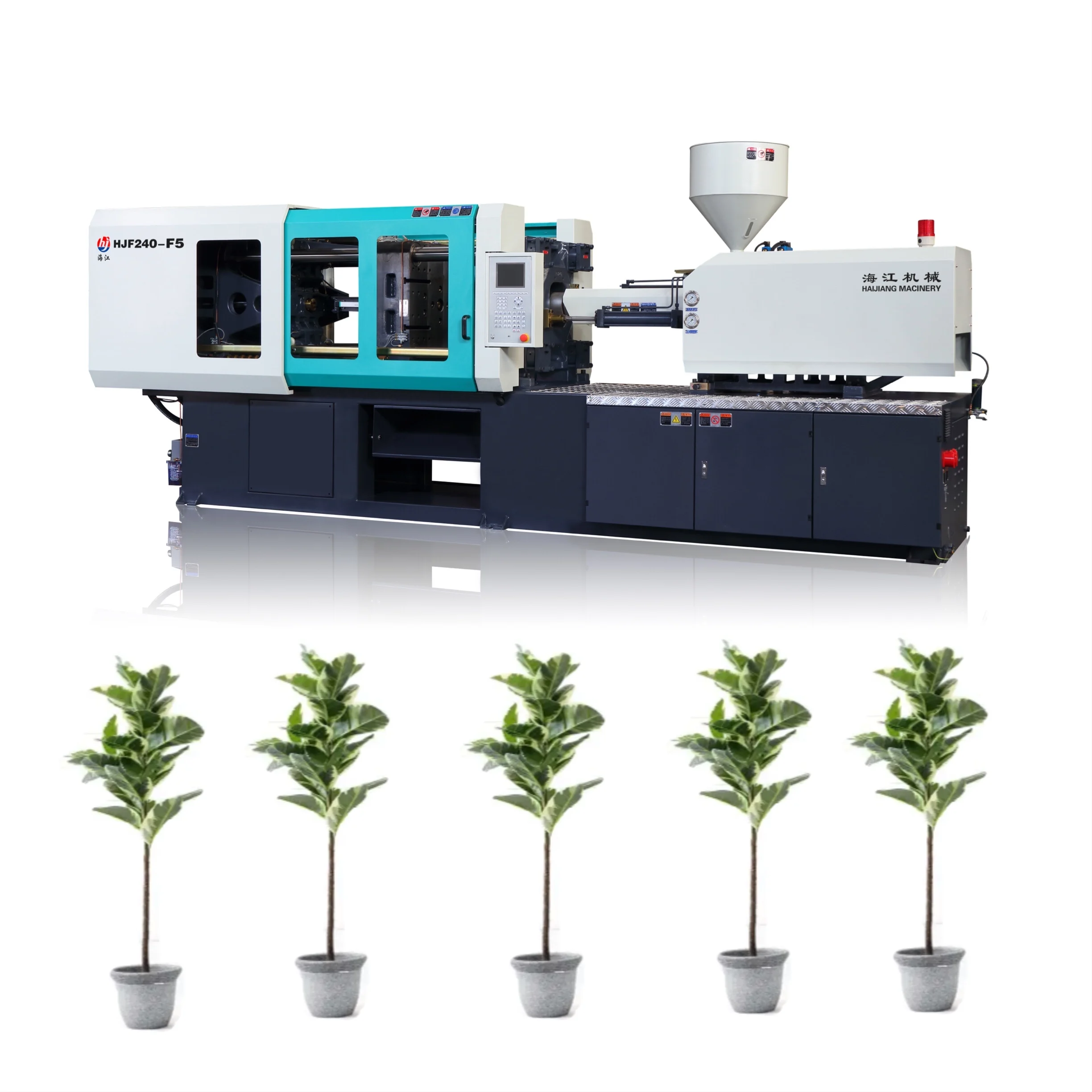 Plastic Artificial two-color flower and grass making machine injection molding machine