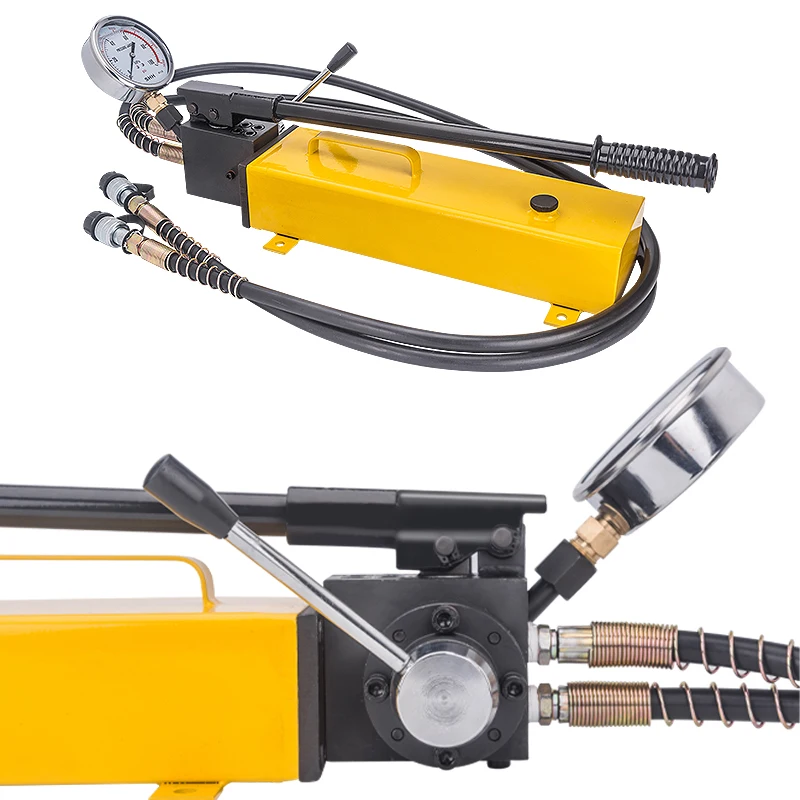 Manufacturers selling CP-800S hydraulic pump portable small hydraulic pump double circuit manual lever hydraulic pump