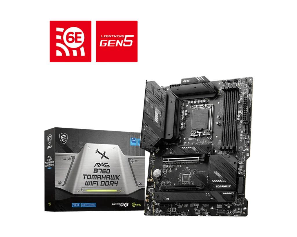 HOT Sell MSI B760 TOMAHAWK WIFI DDR4 Socket Intel B760 ATX computer hardware & software gaming pc motherboard