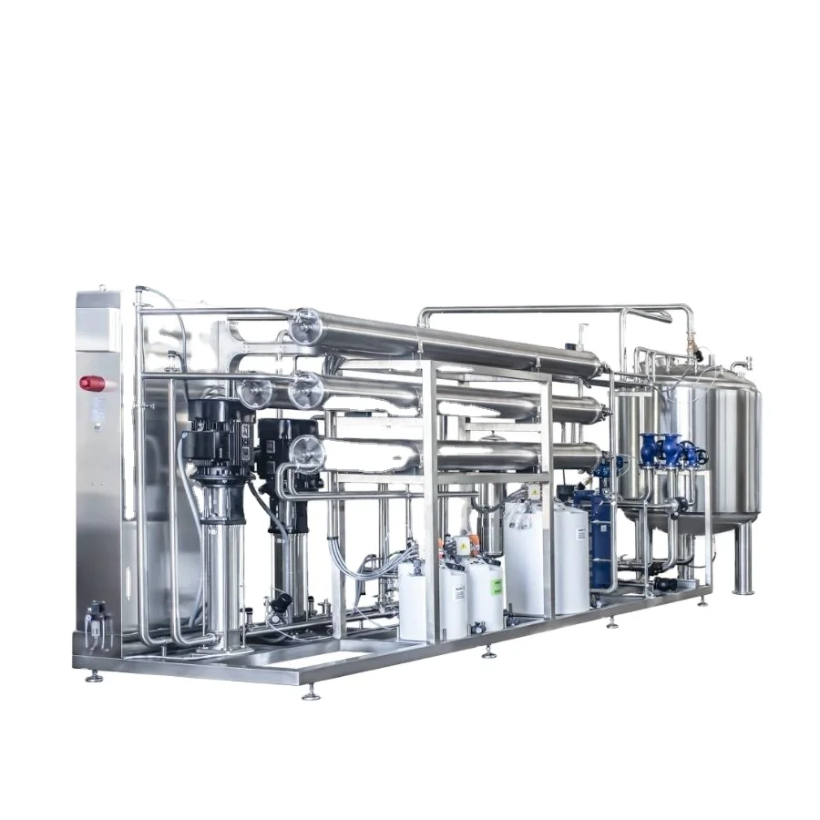 PLC man-machine microcomputer control 8t reverse osmosis equipment GMP purified water equipment