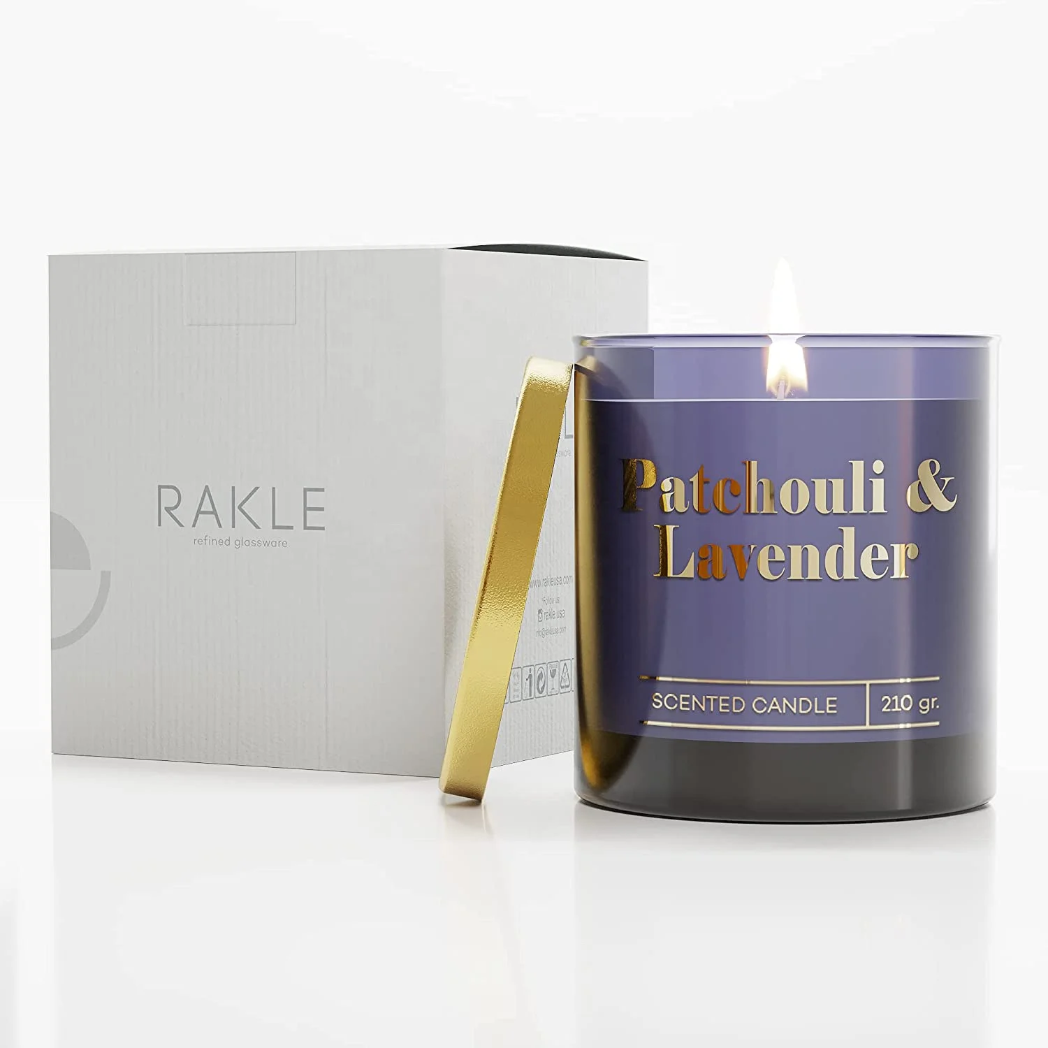 Luxury Private Label Custom Scented Soy Wax Jar Candles With Lids Yellow Candle Jars
