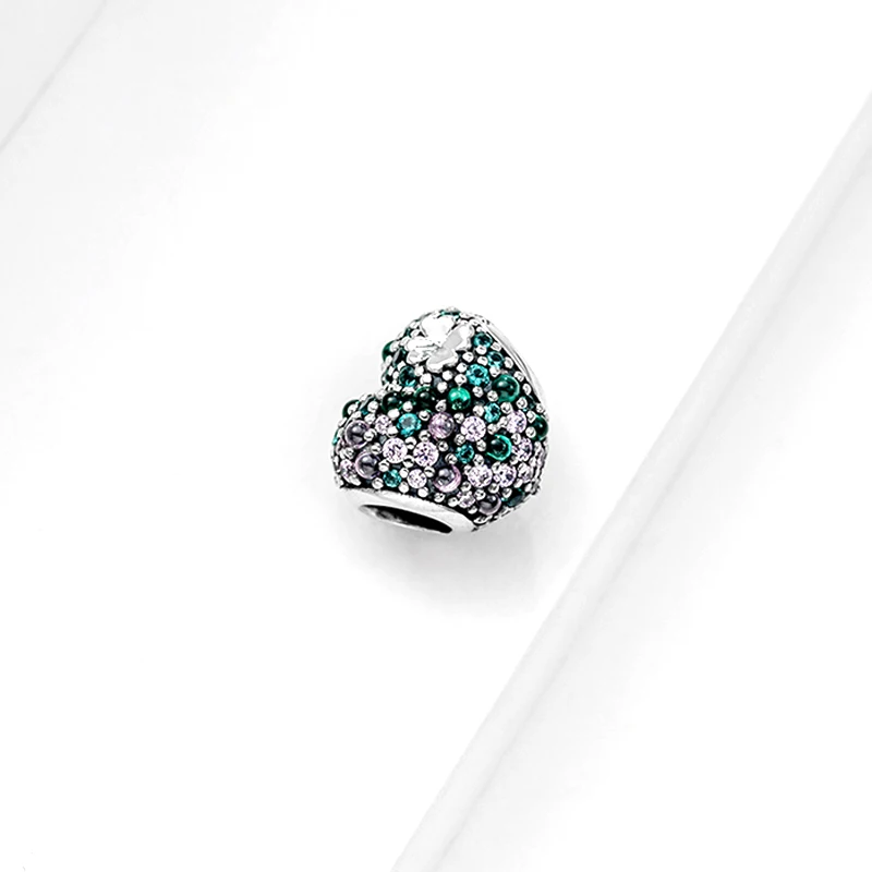 New 2022 Thailand factory customization wholesale original high quality 925 sterling silver Heart Charms for ladies