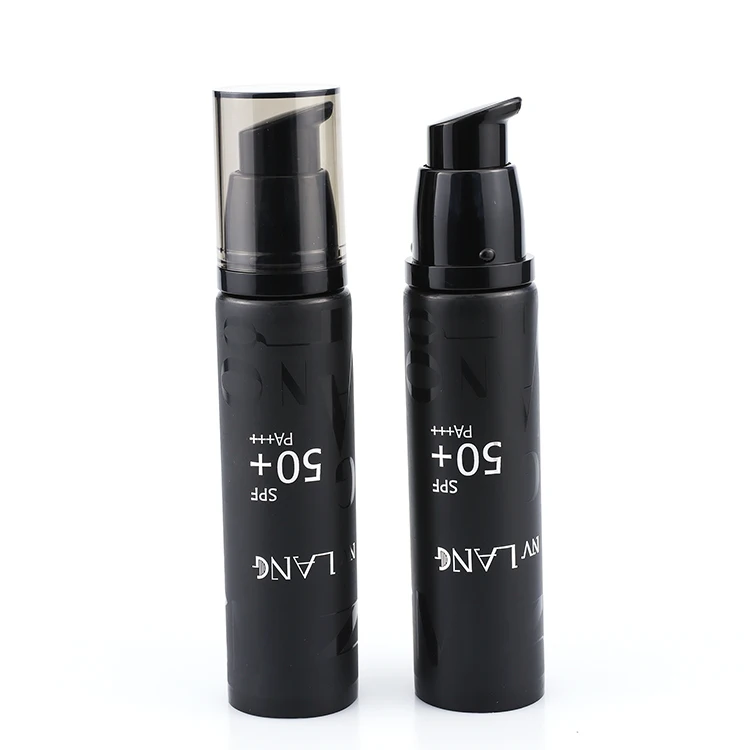 
30ml 60ml 1oz 2oz Plastic Tube with Treatment Pump for BB Cream Sunscreen Makeup Base Packaging 
