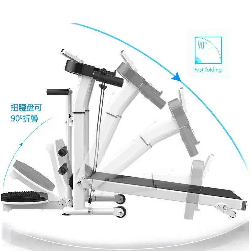 Smart Exercise Bike Small Walking Machine With Lcd Screen Running Platform Ski Treadmill For Home Use
