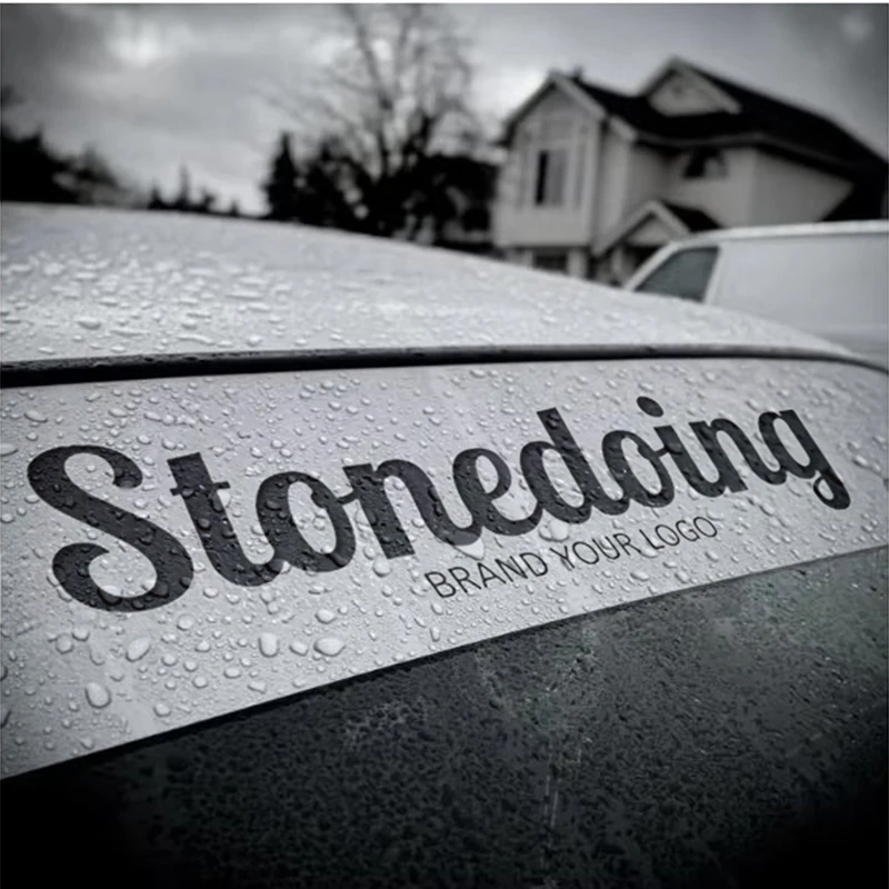 Custom Funny Race Car Bumper Sticker Window Decal Vinyl Windshield Window Banner Decal Car Windscreen Sunstrip Banner Decal