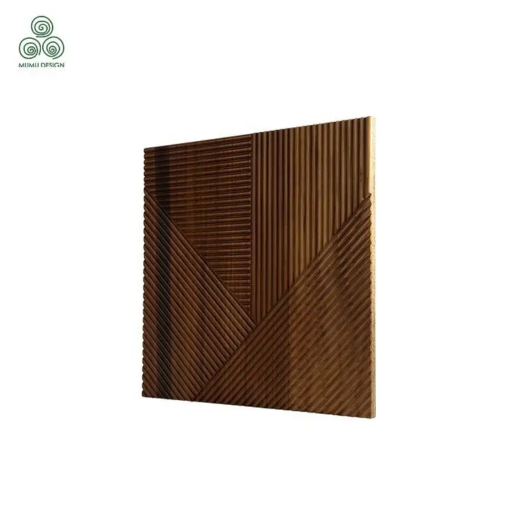 MUMU Decor Cladding Sheet, Exterior Interior Decorative Wood Wall Panels for Commercial Design