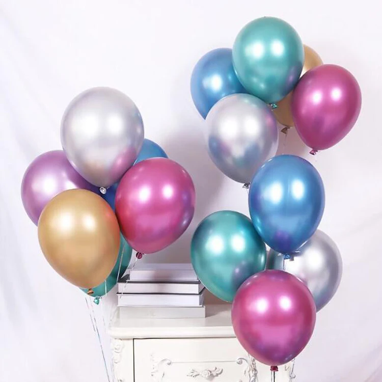 2021 New Arrival Wedding Centerpieces and Table Decorations Other Wedding Metallic Latex Balloon Set