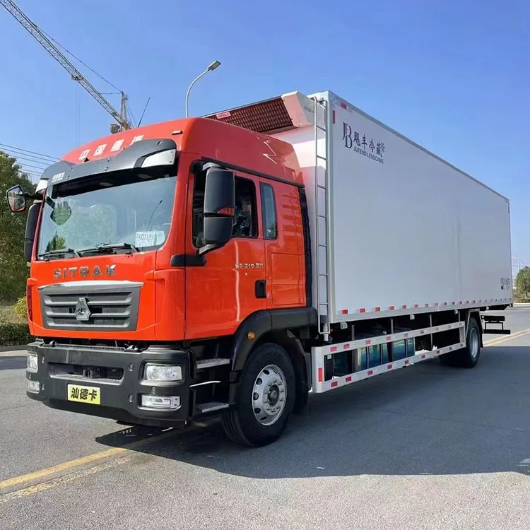 Hot sale 18 tons refrigerated cold room van truck refrigerated delivery truck
