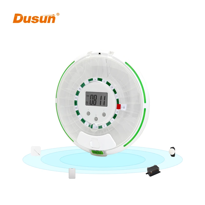 Dusun удаленный мониторинг пациента IoT-решения умное напоминание Портативная сигнализация умный контейнер для таблеток RPM через Bluetooth-шлюз
