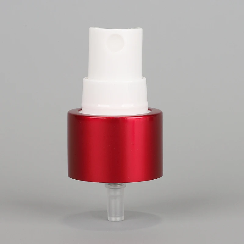 Wholesale 24/410 28/410 20/410 Aluminum red color Fine Mist Sprayer Pump Spray Head Use For Cosmetics