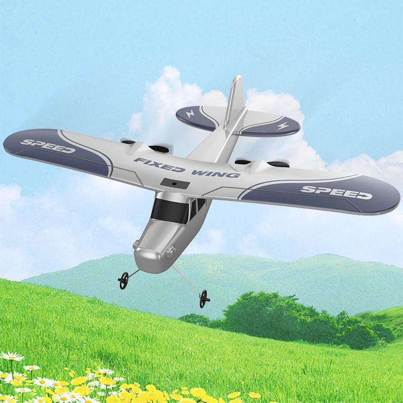 2.5 Channel RC Glider Airplane 2.4G rc EPP Foam Material Cessna Glider Remote Control Fixed-wing Aircraft with Light for Kid