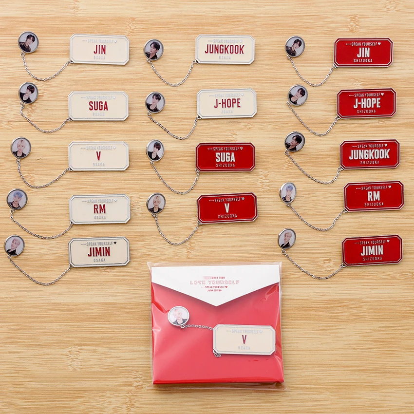 
Hot Sale Korea Bangtan Boys Design Metal Pin Badge For Promotional Gifts 