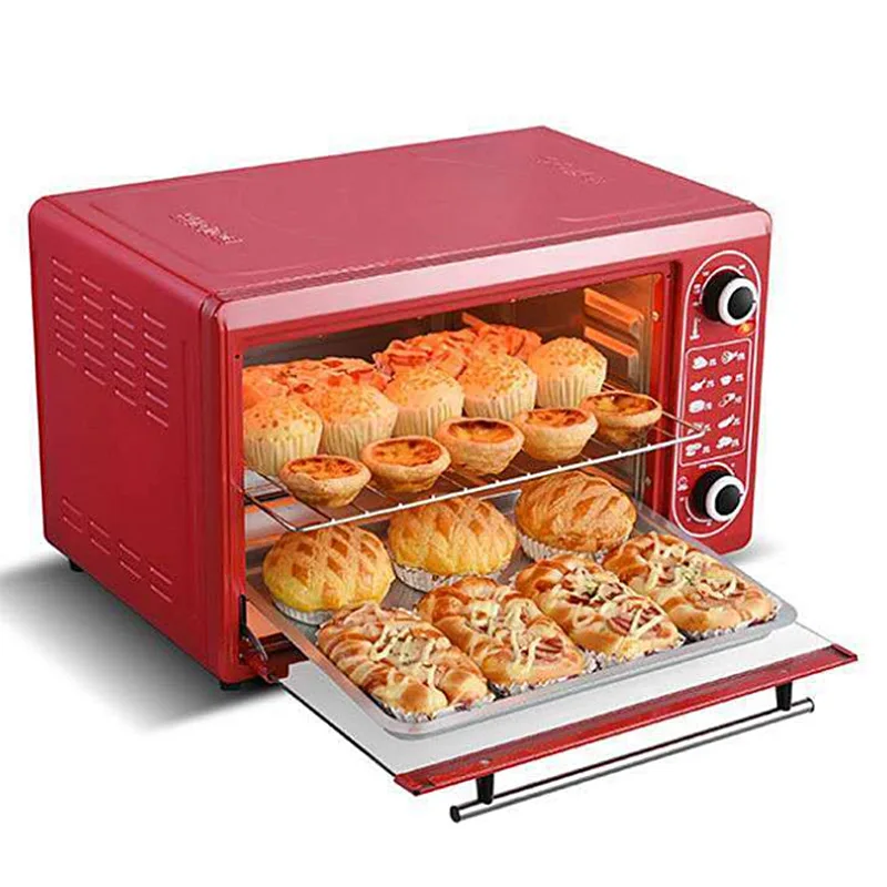 48L Mini Oven Time Function Temperature Control Smart Oven Baking Electric Toaster Ovens