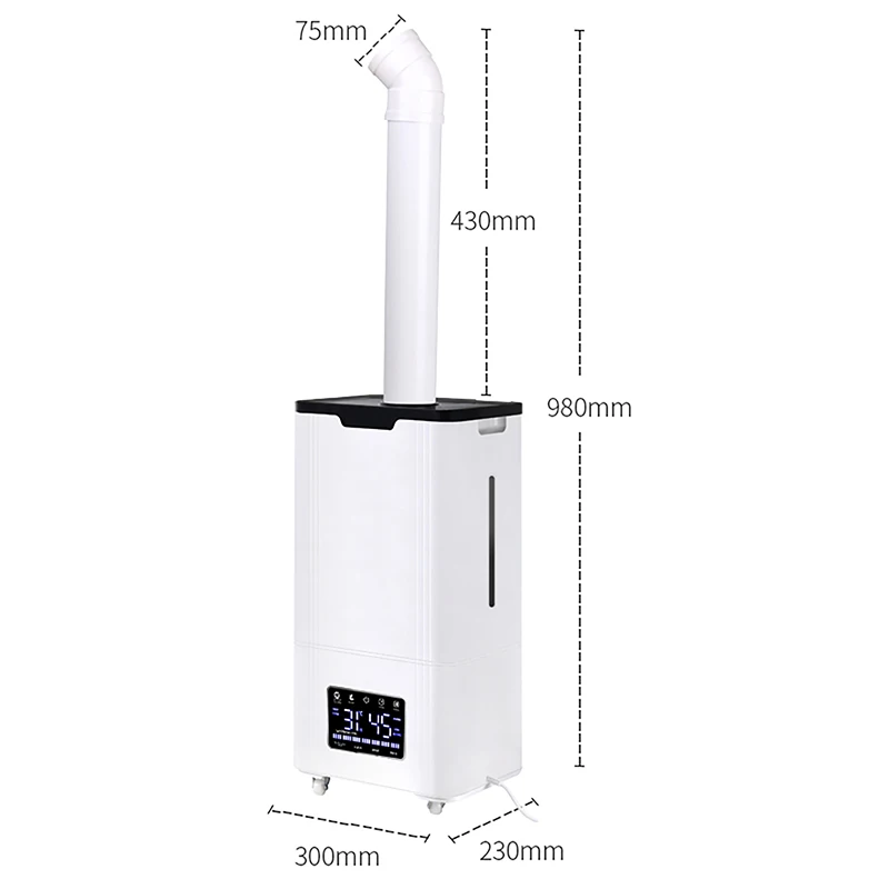 Floor Standing 15L Water Tank Cool Mist Air Humidifier For Bedroom Large Space