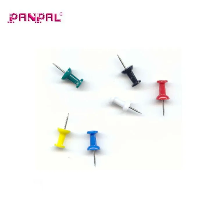 Cheap 215 Assorted Colors Push Pins for Bulletin Board Thumb Tacks Home Office Plastic Head Steel Pin