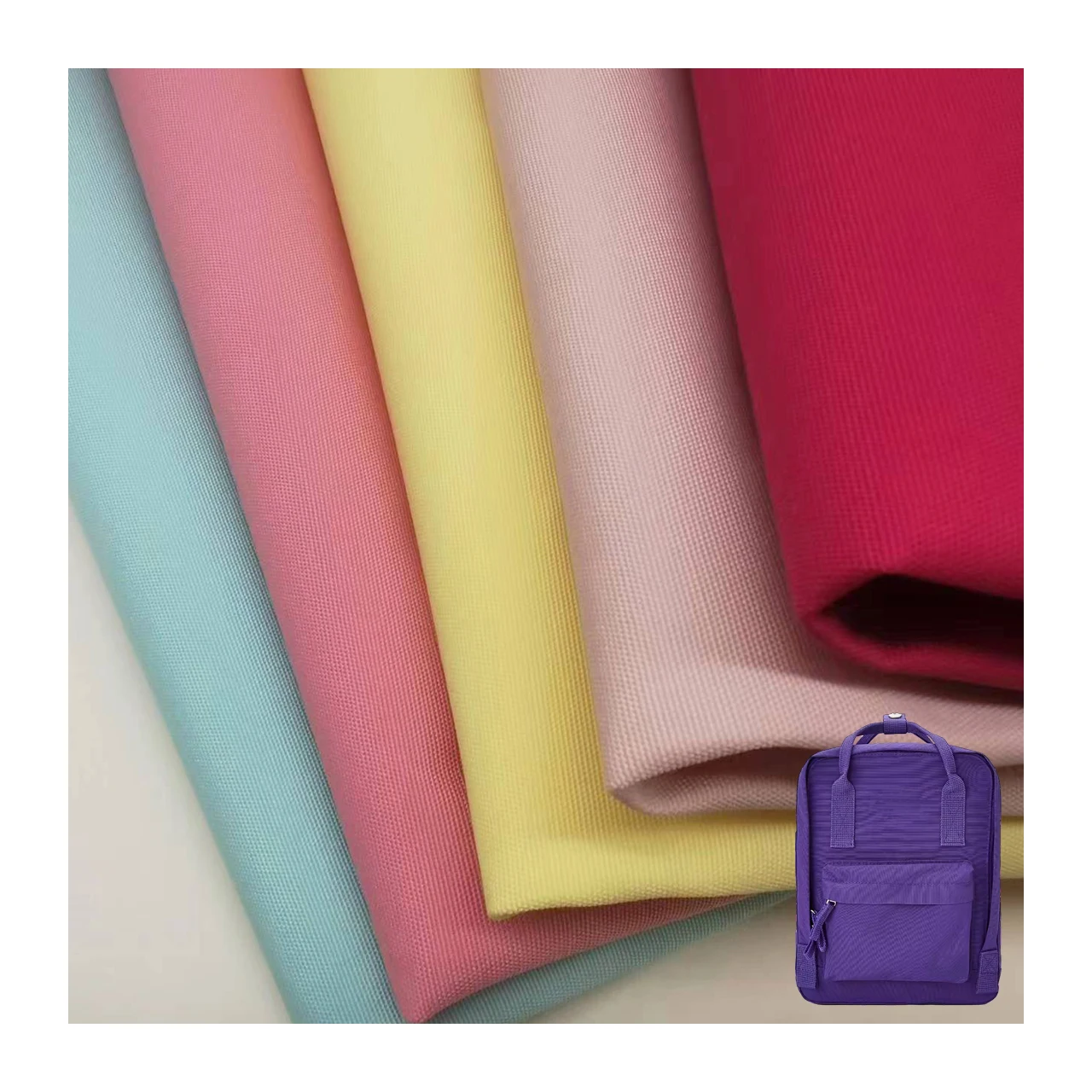 water repellent oil repellent 300D Spun Polyester Oxford Fabric for Bag