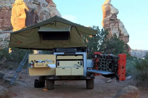 4x4 бездорожье мягкая палатка на крыше грузовика переносная Сверхлегкая для каравана продажу