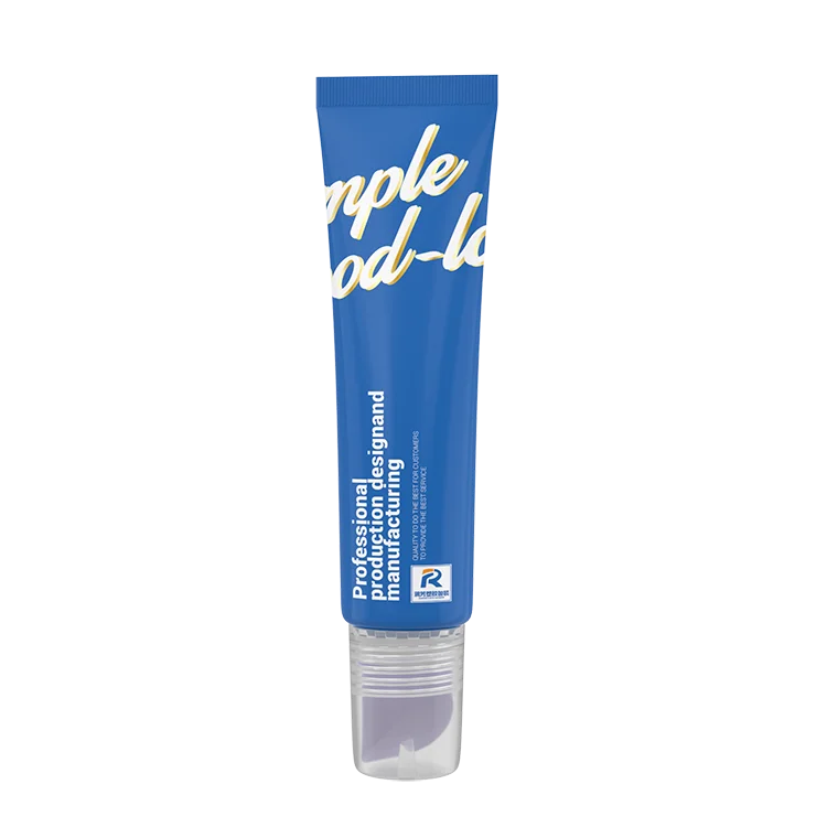 
Cheap and Wholesales 5ml PP plastic black white clear lipstick tube / lip balm lipstick packaging / empty lipgloss container 