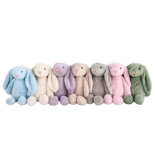 Greenmart Easter Rabbit Plush Toy Cute Stuffed Animal  Bunny Plush Toy Floppy Ears for Babies Holiday Gift