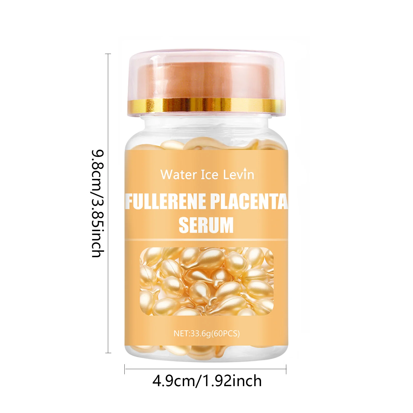 Fullerene Placenta Facial essence Capsule Moisturizing and Nourishing Skin Keep Young and Bright Facial essence Capsule