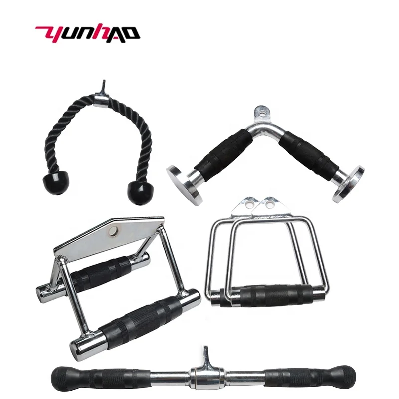 High Quality Gym Strength Exercise Fitness Equipment Triceps Muscles Training Pull Bar Smith Machine Accessories