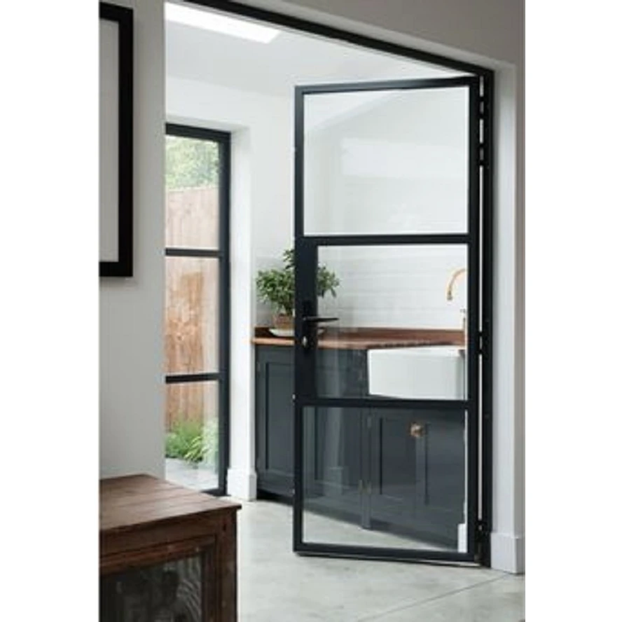ALUFRONT Highly Thermally Insulated Design Slimline System Aluminum Glass Doors