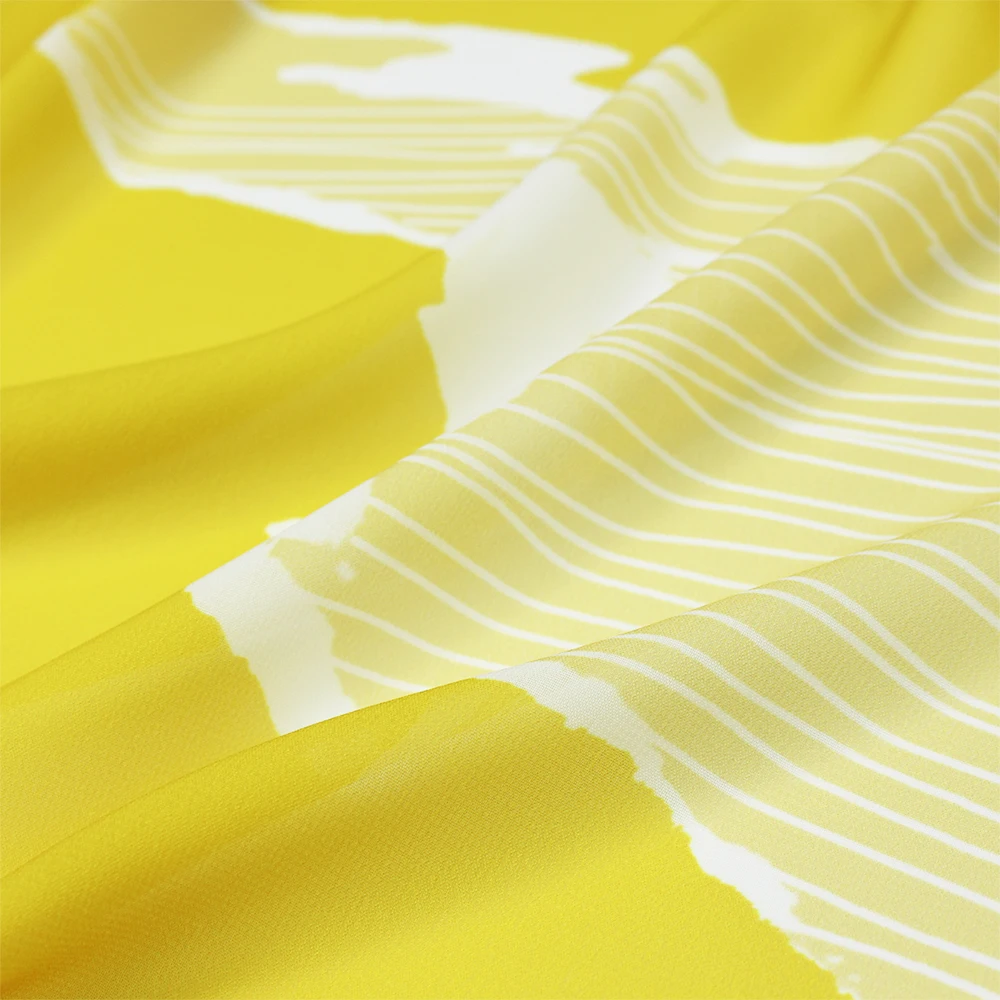 2024 Elegant Printed Floral Chiffon Lightweight Fabric For Pretty Maxi Dresses