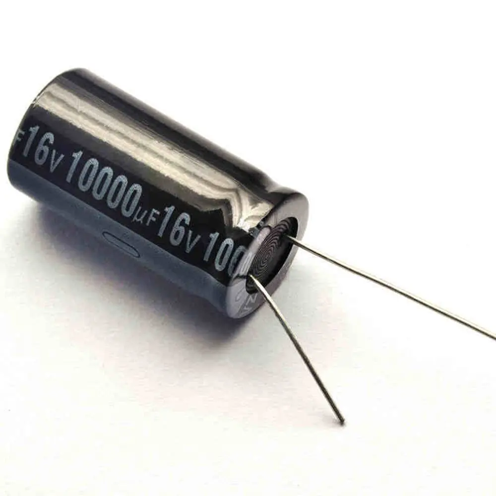 10000uF 16V 10000MFD 16Volts 16v10000uf 16mm*30mm 10000uf16v Radial Aluminum Electrolytic Capacitor