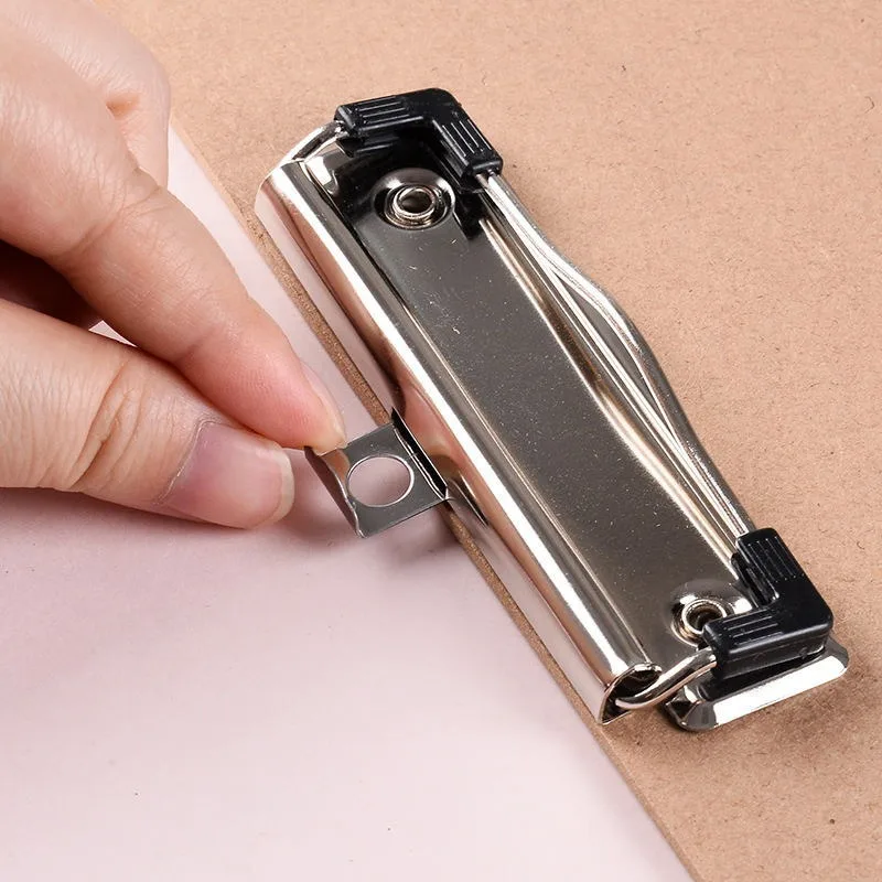 Hot Selling Custom Logo Printed A4 Size MDF Wooden Clipboard High Quality Storage Tool