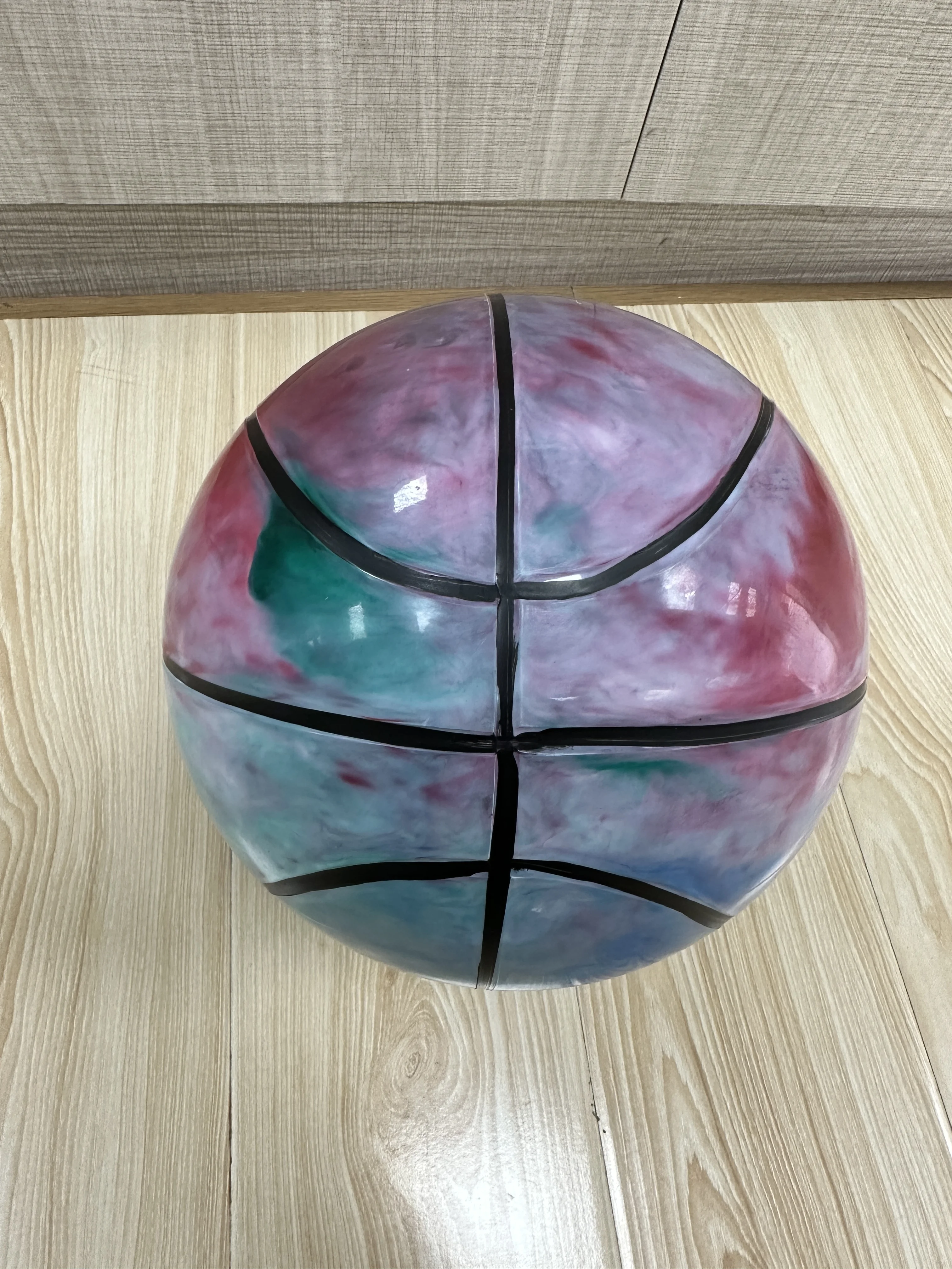 Inflatable Colorful PVC Material Balls basketball plastic marble cloud toy balls Full color printing clouds beach ball