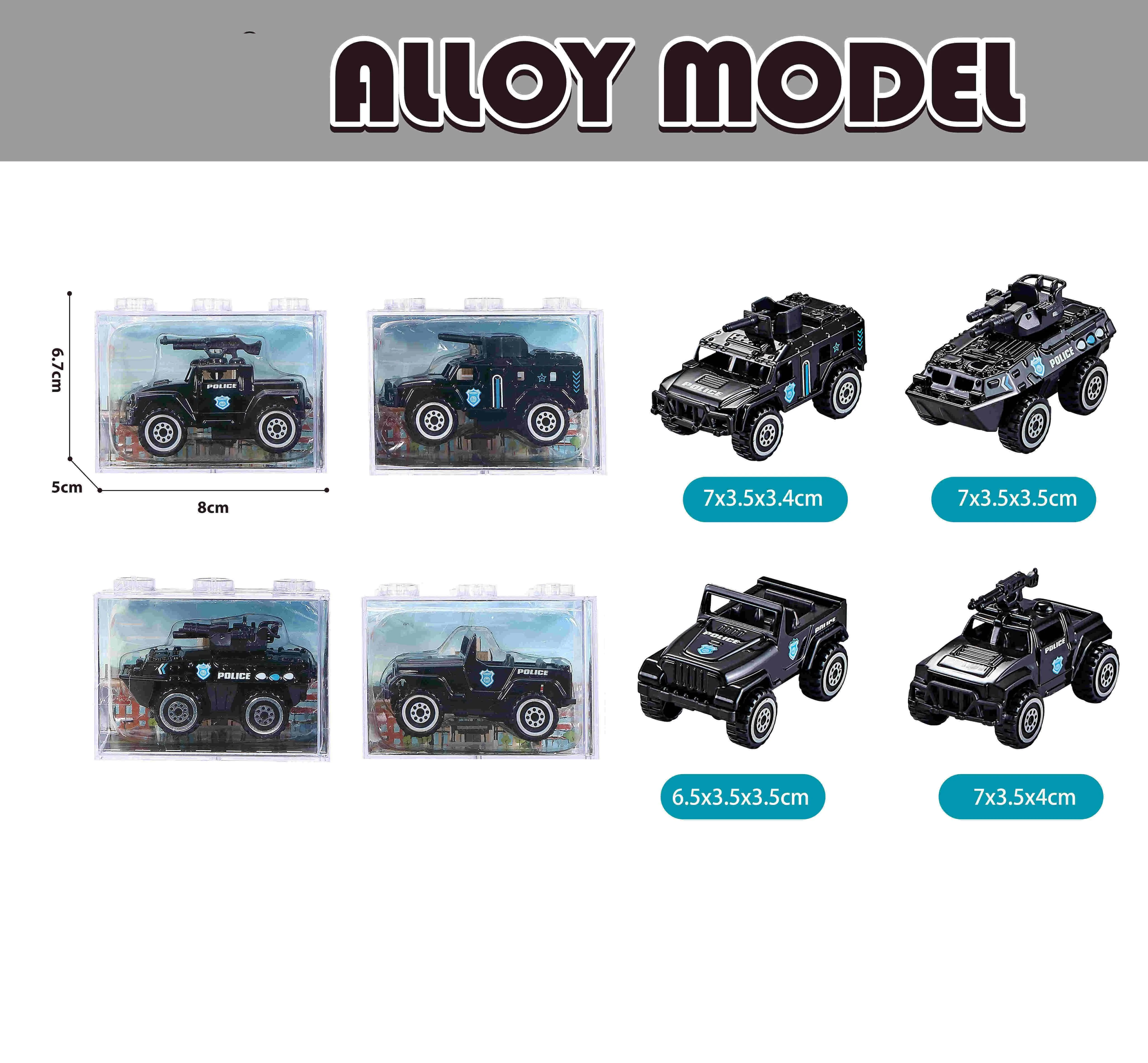 Hot 1:64 Small Alloy Car Free wheel Metal Vehicle Alloy Plastic Car  With Plastic Box