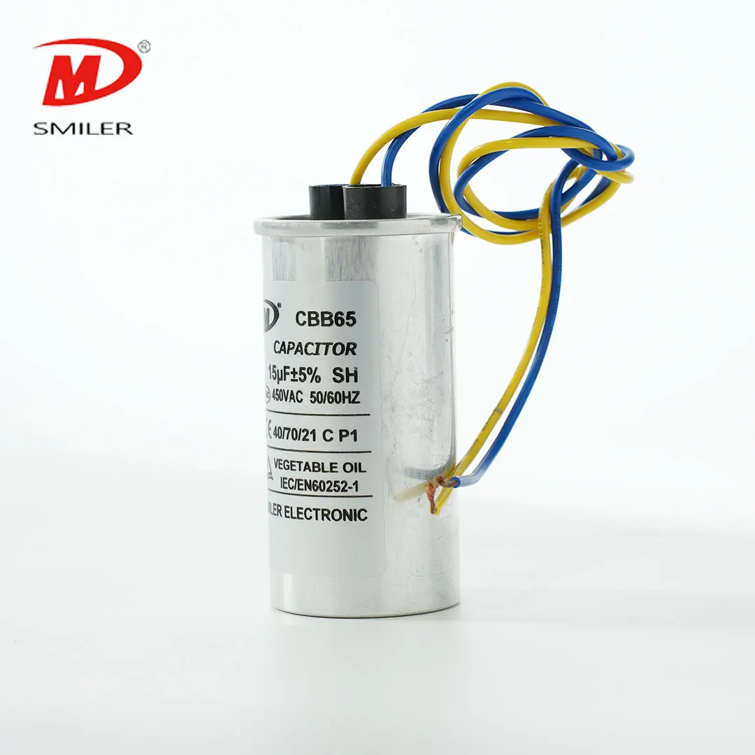 Factory Air Conditioning Capacitor cbb65 630v 450vac 25uf