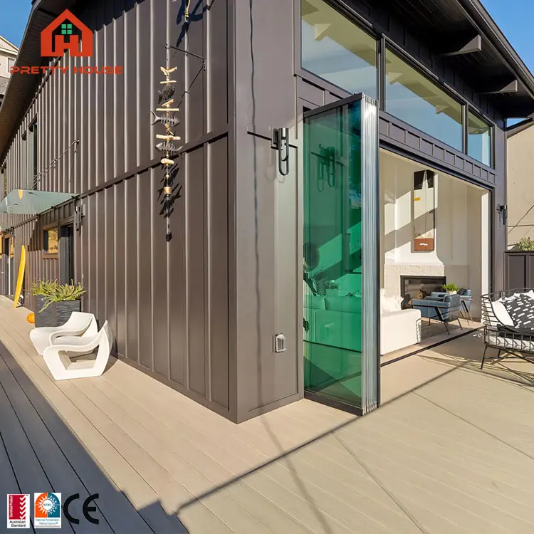 Hotel office aluminum accordion sliding doors