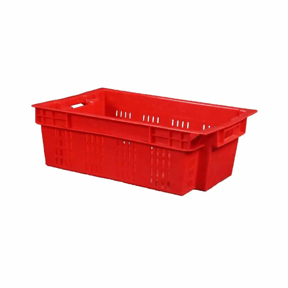 Оптовая продажа большой ящик пластиковый для хранения Штабелируемый мяса