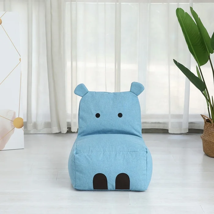 
cartoon kids cute hippo animal bean bag 