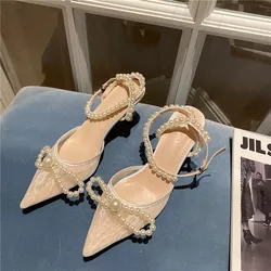 2021 Hot sale lace pointed toe women