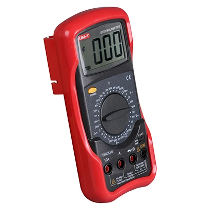 Тестеры напряжения Uni-t UT51 DC 1000V Измерители сопротивления Диодный измерительный прибор Мультиметр Цифровой 1999-отсчет