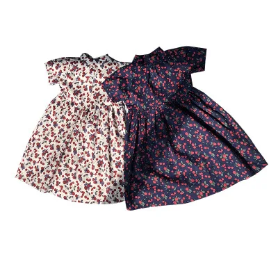 
Детская одежда, оптовая продажа, платье, корейский принт, летние детские платья с коротким рукавом для девочек 