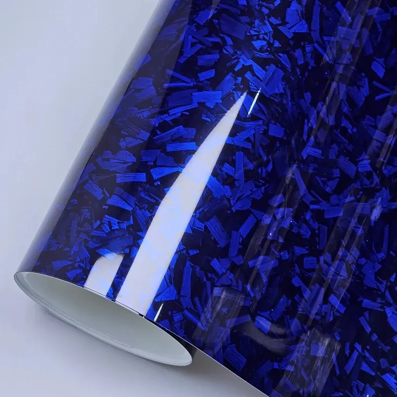 New HOT High Glossy Black PET Gold Silver Red Forged Carbon Fiber Vinyl Wrap Film Adhesive Motorcycle Scooter Car Decal Wrapping