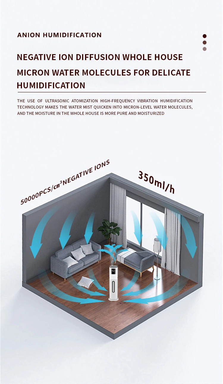 Cheap Home Appliance 8L Humidificador Simple Ultrasonic Air Humidifier With Aroma