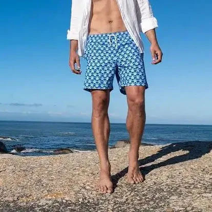 Custom logo wholesale high quality breathable soft Beach Shorts Swim Trunks Quick Dry for men