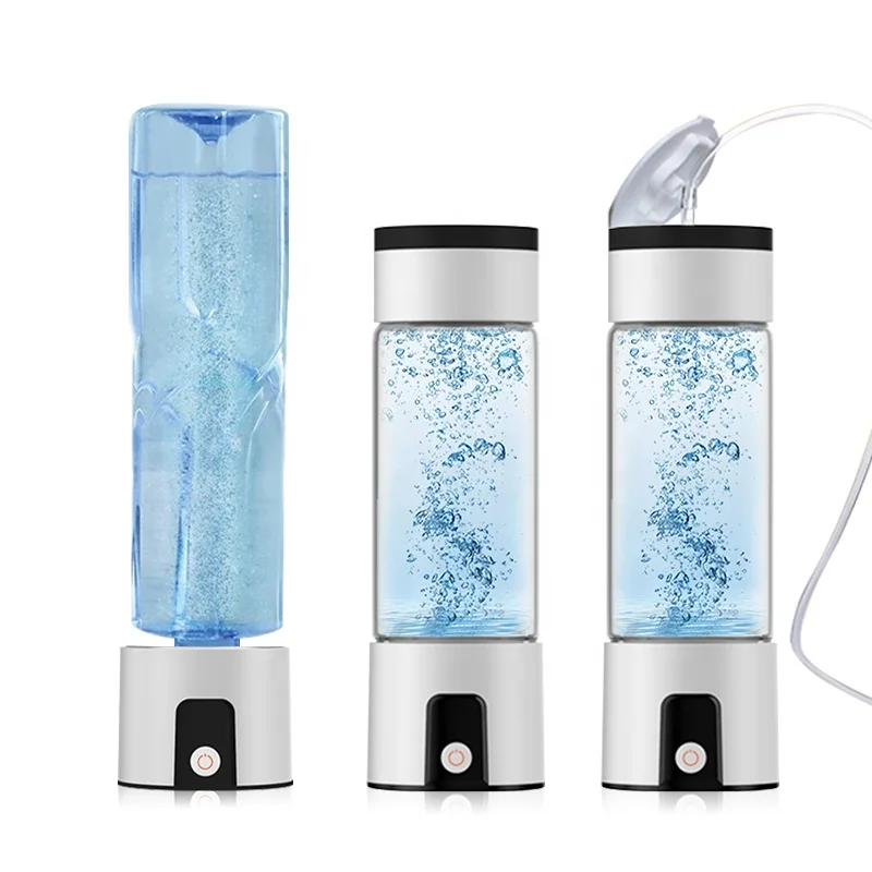 CAMAZ Purified Drinking Water Hydrogen Water Bottle 2000-5000ppb Portable Rechargeable Hydrogen Rich Water Bottle