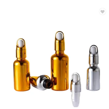 macaron color pink violet yellow blue green flat shoulder essential oil glass dropper bottle 30ml 1oz for serum