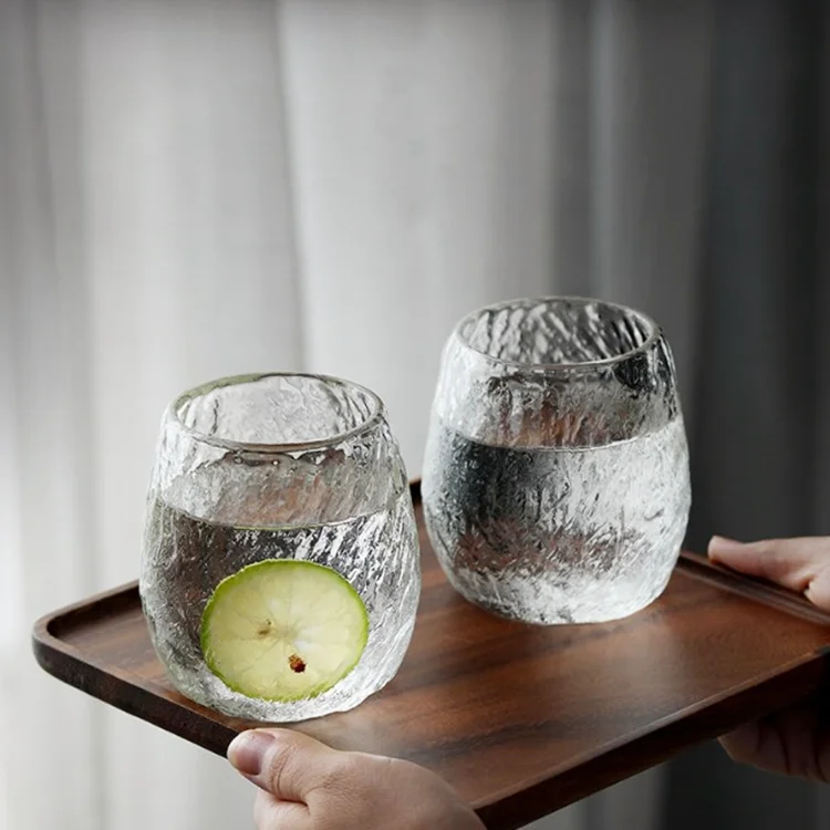 High Traditional bold small sharp cuts transparent desserts glass cup safety glass coffee cup glass tea cup