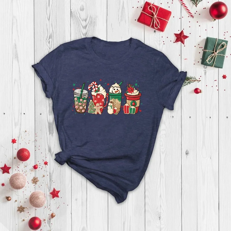 New design Dtf Transfer Christmas Vinyl Heat Press Transfer Designs For T-shirt Iron Transfers For Clothing