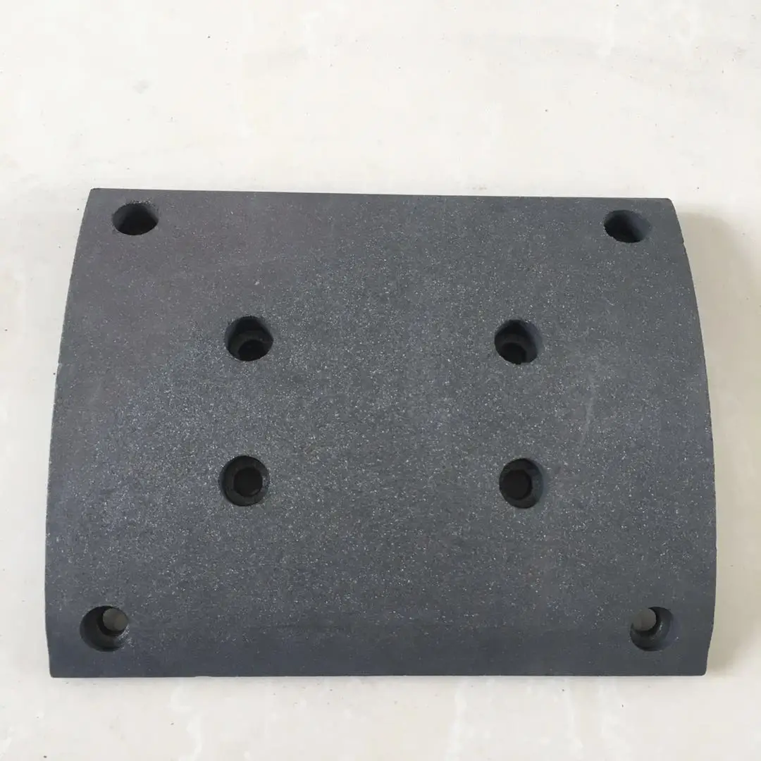 Friction truck accessories Heavy duty auto brake shoes lining/brake pads