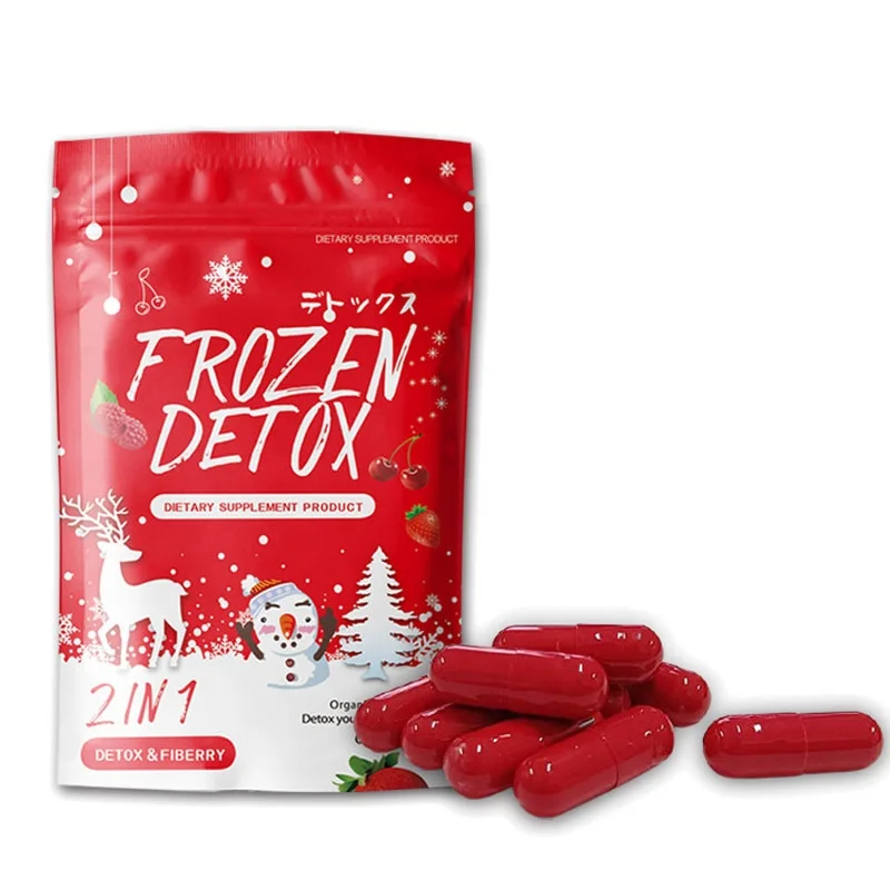 natural safe detoxification slimming capsules fast weight loss burning fat flat stomach frozen detoxification capsules