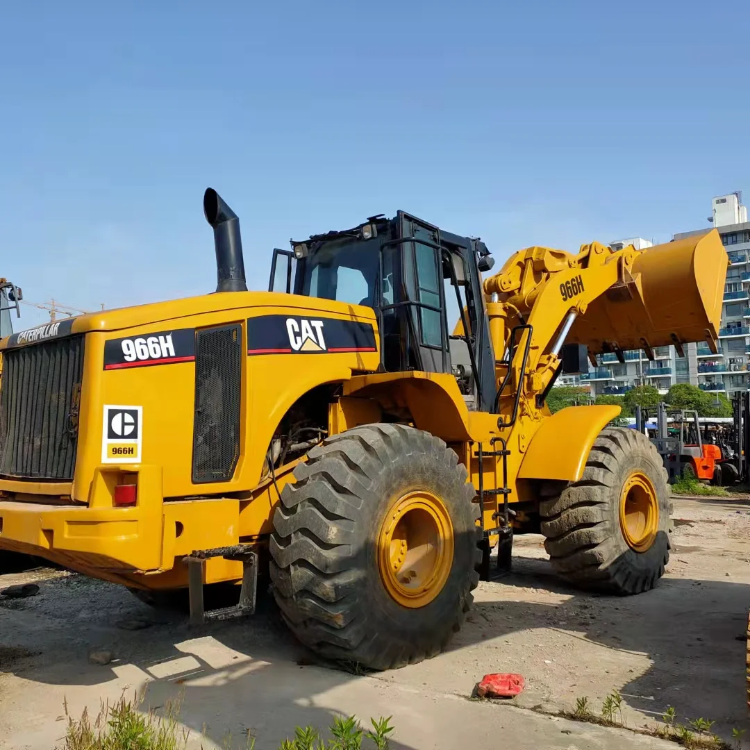 Фронтальный погрузчик CAT б/у 966H колесный на продажу оригинальное японское тяжелое оборудование надежное качество