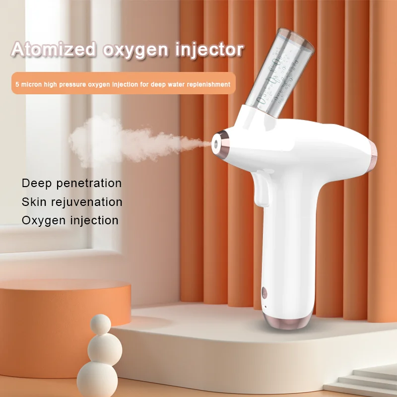 Home Beauty Instrument Oxygen Injection Instrument Nano Hydrating Infusing Device For Face Wireless Face Beauty Device